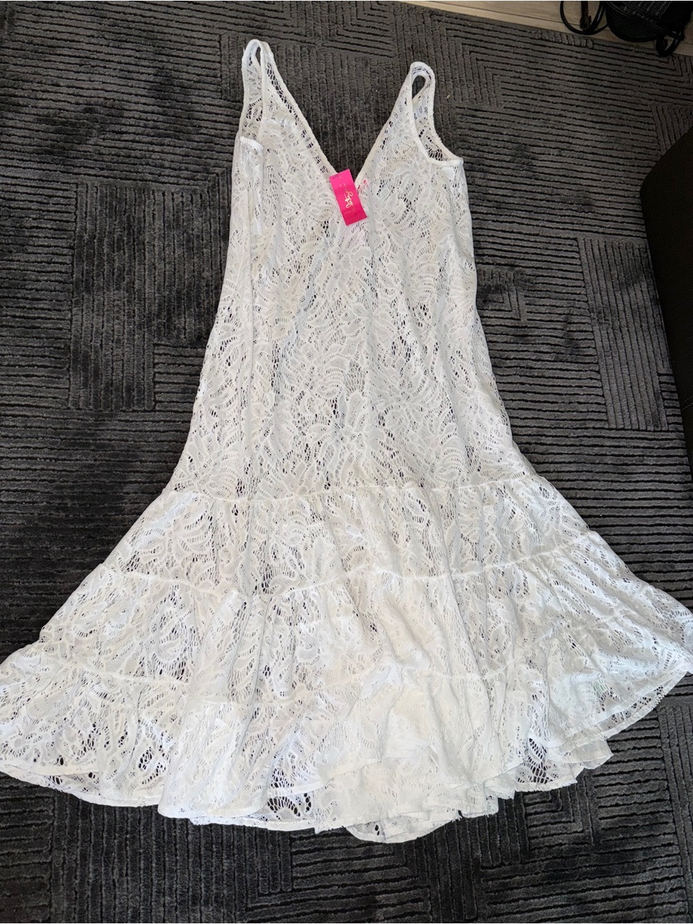 Lilly Pulitzer White Lace Coverup